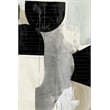 Giant Art 84x54 Jet Black II Fine Art Giant Canvas Print in Multi-Color