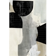 Giant Art 72x48 Jet Black II Fine Art Giant Canvas Print in Multi-Color