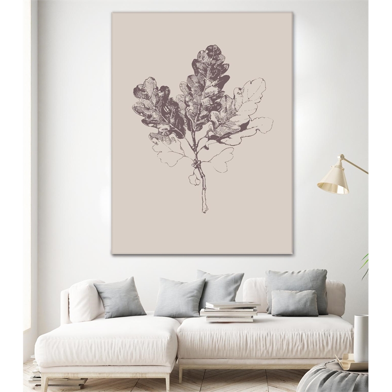 Giant Art 72x54 Botanica 3 Fine Art Giant Canvas Print in Pink