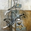 Giant Art 72x72 Nervures Fine Art Giant Canvas Print in Multi-Color