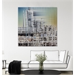 Giant Art 54x54 Urban Abstract 6 Fine Art Giant Canvas Print in Multi-Color