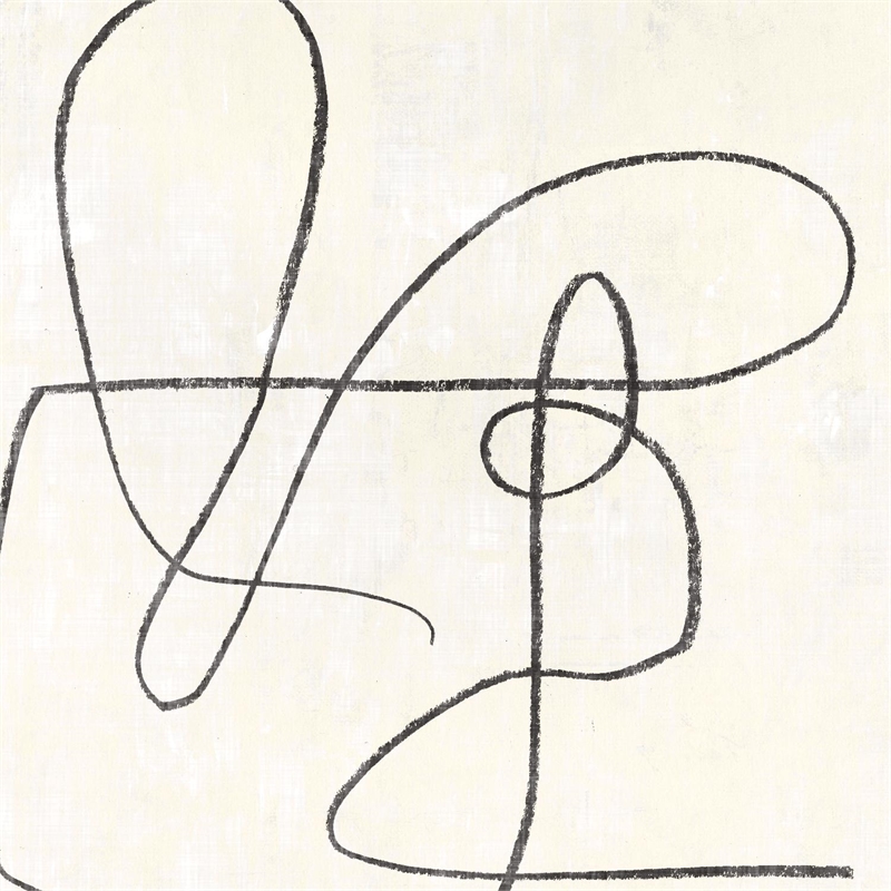 Giant Art 54x54 Juxtaposing Fine Art Giant Canvas Print in White