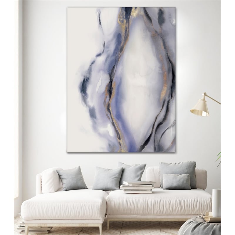 Giant Art 72x54 Blue Waters II Fine Art Giant Canvas Print in Multi-Color