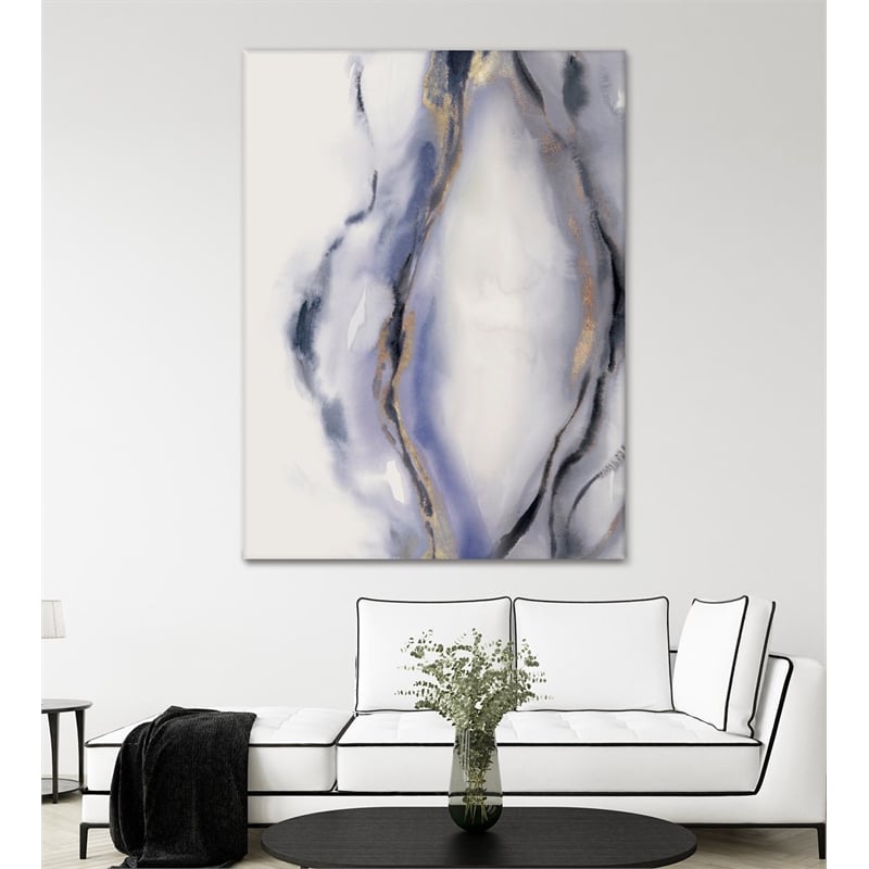 Giant Art 72x54 Blue Waters II Fine Art Giant Canvas Print in Multi-Color