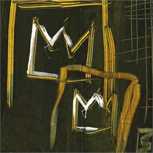 Giant Art 54x54 Graffiti Crowns D Fine Art Giant Canvas Print in Green