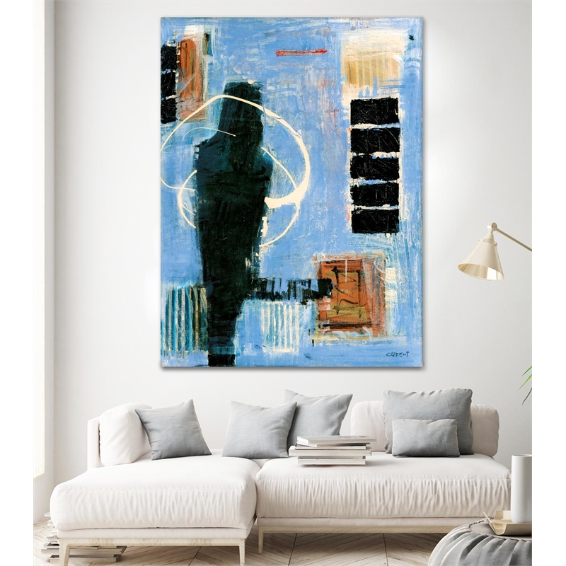 Giant Art 72x54 Ravissement Fine Art Giant Canvas Print in Multi-Color