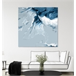 Giant Art 72x72 Azure Marble III Fine Art Giant Canvas Print in Multi-Color