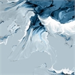 Giant Art 72x72 Azure Marble III Fine Art Giant Canvas Print in Multi-Color