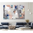 Giant Art 84x54 Intertwining Grid I Fine Art Giant Canvas Print in Multi-Color