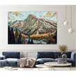 Giant Art 72x48 Technicolor Fine Art Giant Canvas Print in Multi-Color