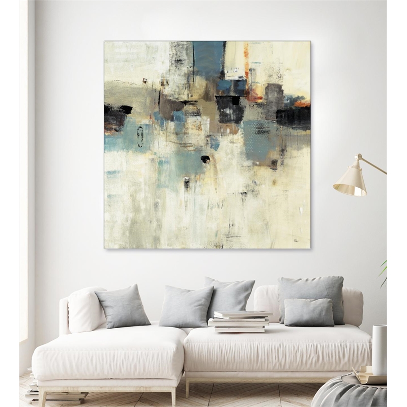 Giant Art 54x54 Let's Go II Fine Art Giant Canvas Print in Multi-Color