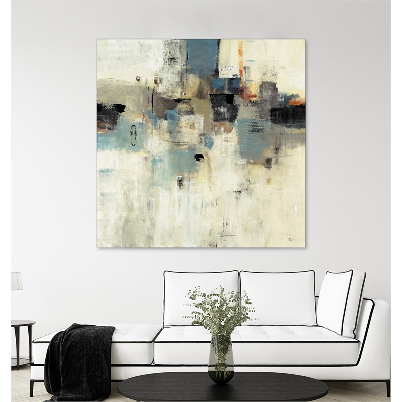 Giant Art 54x54 Let's Go II Fine Art Giant Canvas Print in Multi-Color