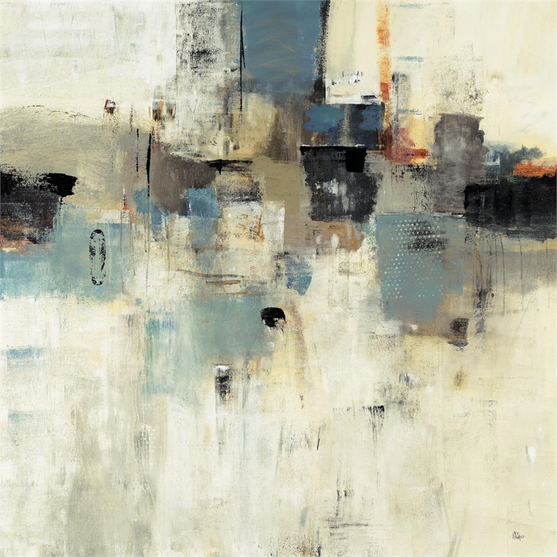 Giant Art 54x54 Let's Go II Fine Art Giant Canvas Print in Multi-Color