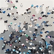 Giant Art 72x72 Crowd Sourcing Fine Art Giant Canvas Print in Multi-Color