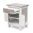 Sea Wind Florida Islamorada 2-Door Wood Nightstand with Drawer - Gray