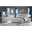 Sea Wind Florida Islamorada Coastal Wood King Bed in Gray/White