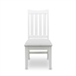 Sea Wind Florida Islamorada Wood Desk & Chair Set in Gray/White