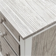 Sea Wind Florida Islamorada Wood Desk & Chair Set in Gray/White
