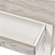 Sea Wind Florida Islamorada Wood Coffee Table with Drawers in Gray/White