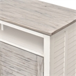 Sea Wind Florida Islamorada 2-Door Wood Entertainment Center in Gray/White