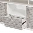 Sea Wind Florida Islamorada 2-Door Wood Entertainment Center in Gray/White