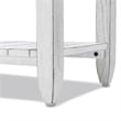 Sea Wind Florida Picket Fence Wood Console Table with Drawers in White/Blue