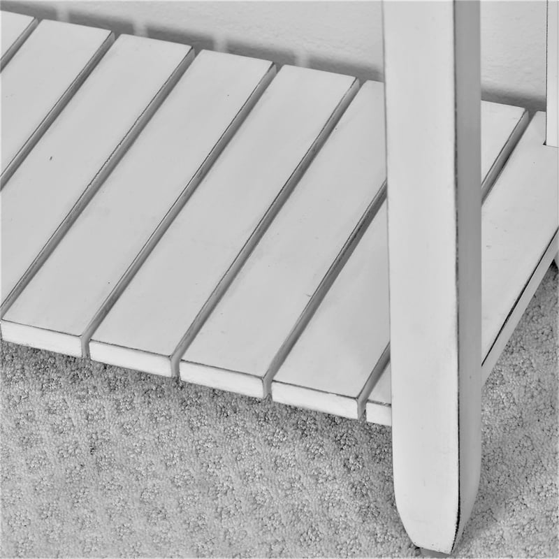 Sea Wind Florida Picket Fence Wood Entertainment Center with Drawers in Blue