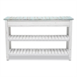 Sea Wind Florida Picket Fence Wood Entertainment Center with Drawers in Blue