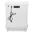 Sea Wind Florida Monaco Wood Nightstand with 2 Drawers in White