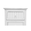 Sea Wind Florida Monaco Wood Nightstand with 2 Drawers in White