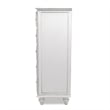 Sea Wind Florida Monaco Coastal Wood Chest with 5 Drawers in White