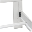 Sea Wind Florida Monaco Coastal Wood King Panel Bed in White