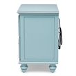 Sea Wind Florida Monaco Wood Nightstand with 2 Drawers in Blue