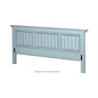 Sea Wind Florida Monaco Coastal Wood Queen Size Panel Bed in Blue