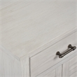 Sea Wind Florida Surfside 2-Door Wood Nightstand with Drawer in White
