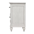 Sea Wind Florida Surfside 2-Door Wood Nightstand with Drawer in White