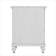 Sea Wind Florida Surfside 2-Door Wood Nightstand with Drawer in White