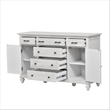 Sea Wind Florida Surfside Wood Dresser with 6 Drawers in White