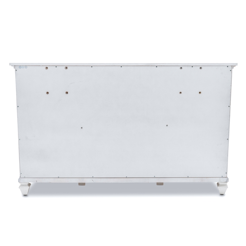 Sea Wind Florida Surfside Wood Dresser with 6 Drawers in White