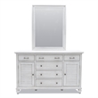 Sea Wind Florida Surfside Wood Dresser with 6 Drawers in White