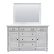 Sea Wind Florida Surfside Wood Dresser with 6 Drawers in White