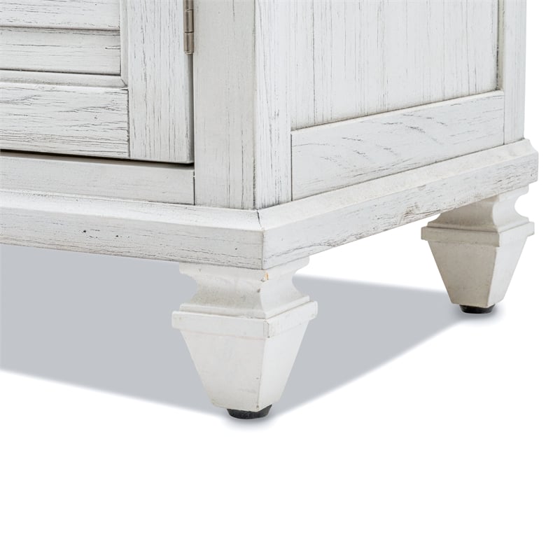 Sea Wind Florida Surfside Wood Dresser with 6 Drawers in White