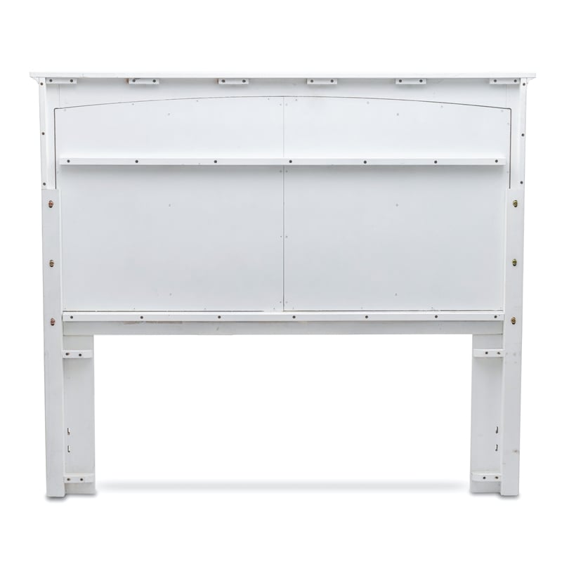 Sea Wind Florida Surfside Coastal Wood Queen Headboard in White