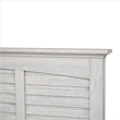 Sea Wind Florida Surfside Coastal Wood Queen Panel Bed in White