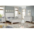 Sea Wind Florida Surfside Coastal Wood King Panel Bed in White