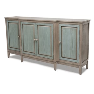 Sanibel 4-Door Credenzaa TV Stand Entertainment Unit Hallway Dresser