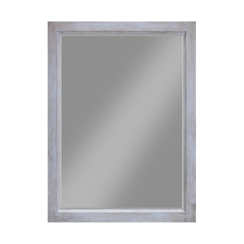 Sea Winds Trading Sea Winds Geneva Rectangular Mirror in Grey/White