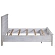 Sea Winds Trading Geneva Solidwood Queen Storage Bed in Distressed Grey White