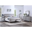 Sea Winds Trading Geneva Solidwood Queen Storage Bed in Distressed Grey White