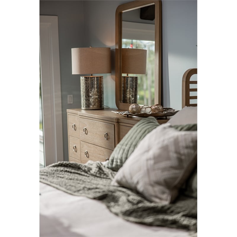 Sea Winds Trading Monterey 9 Drawer Dresser in Brown